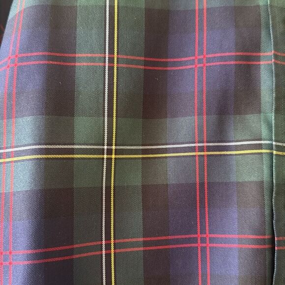 BROOKS BROTHERS NON-IRON COTTON TARTAN PLAID HOLIDAY BUTTON DOWN SHIRT MEN SMALL - Picture 3 of 8